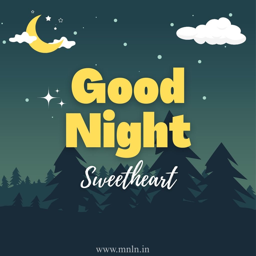 Nature good night image with calm vibes