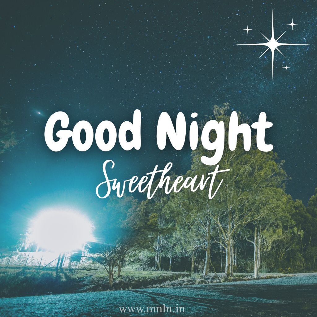 Nature good night image with calm vibes