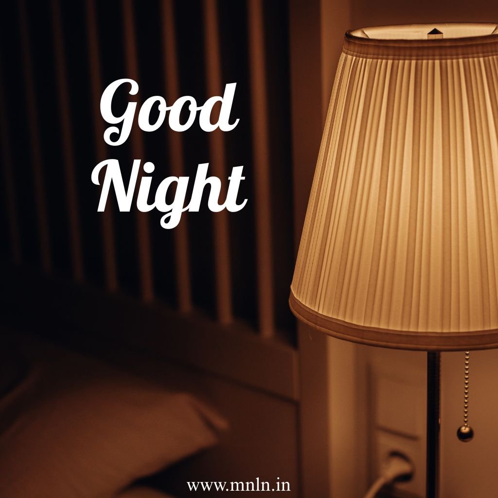 Good night image with peaceful vibes