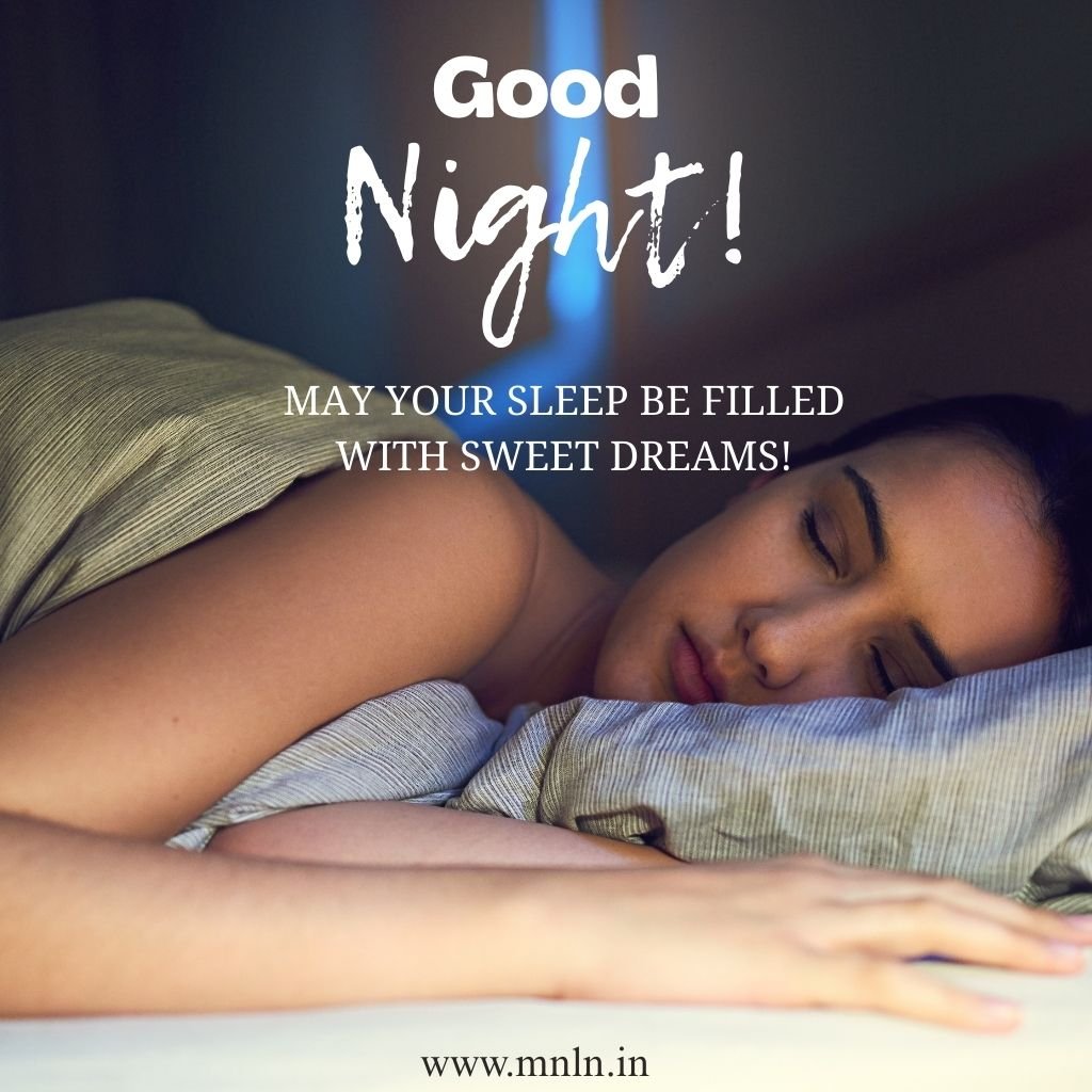 Good night image for a beautiful girl