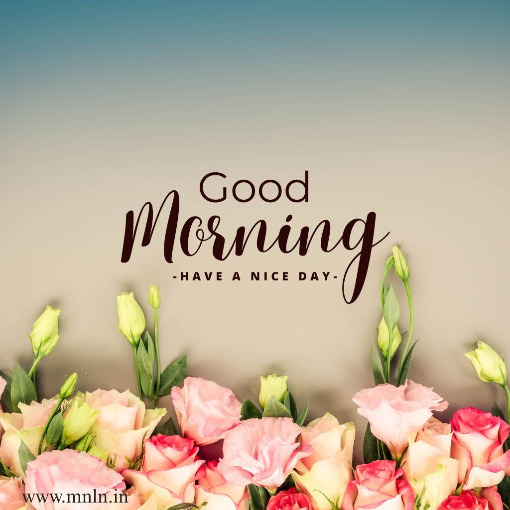 Peaceful good morning image for a happy day