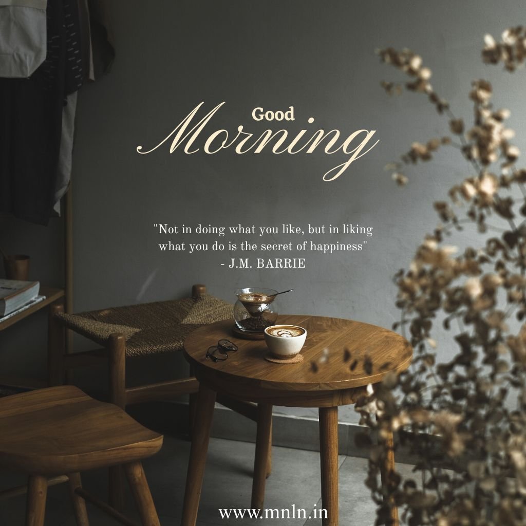 Peaceful good morning image for a happy day