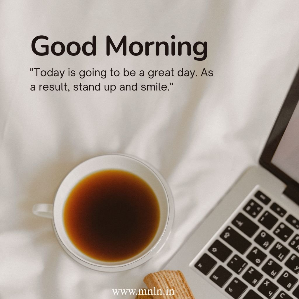 Cute good morning image with coffee vibes