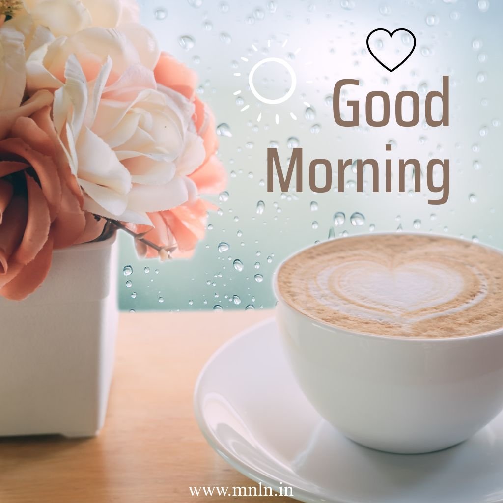 Cute good morning image with tea vibes